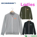 レディース ロサーセン ゴルフ ブルゾン ジャガードライン ストレッチ スウェット 045-57811 ゴルフウェア おしゃれ golf ブランド
