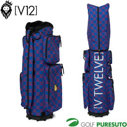 V12 ゴルフ 9.5型 キャディバッグ VT MONOGRAM 9.5 ラップテック Wraptec V122310-CV02M おしゃれ かっこいい golf bag カバン ブランド