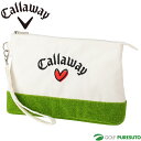 在庫処分 レディース Callaway/Shibaful ラブキャロウェイ クラッチバッグ ウィメンズ 23 JM 5923174 おしゃれ ゴルフ小物入れ 便...