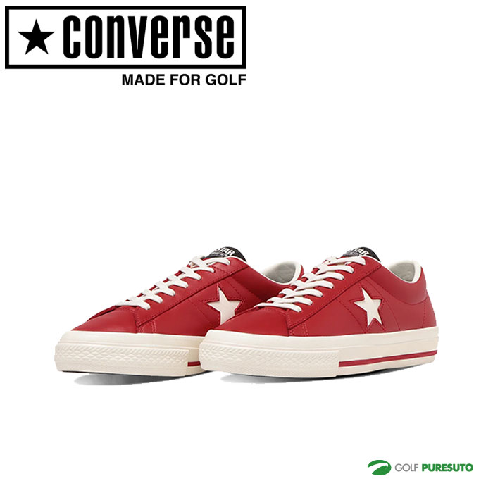 コンバース CONVERSE ゴルフシューズ ONE STAR GF SC 33500290 スパイクレス おしゃれ 紐タイプ