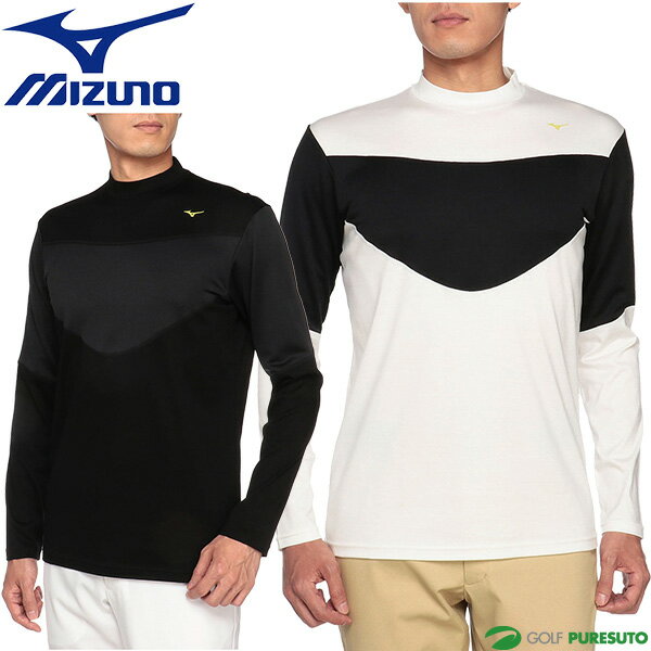 ミズノ ゴルフ 長袖 サーマルチャージシャツ モックネック メンズ E2MAA021 リカバリーアフターウエア ゴルフウェア おしゃれ golf ブランド