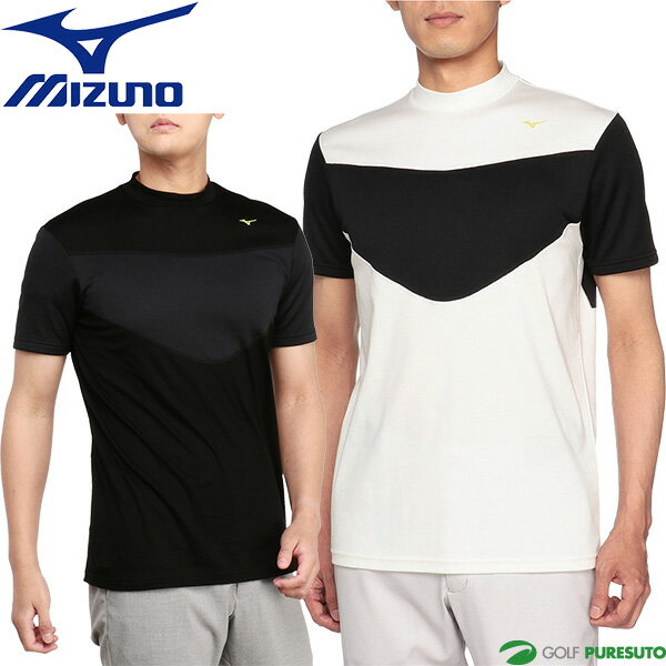 ミズノ ゴルフ 半袖 サーマルチャージシャツ モックネック メンズ E2MAA022 リカバリーアフターウエア ゴルフウェア おしゃれ golf ブランド