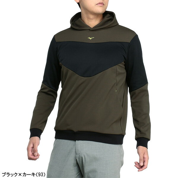 在庫処分 ミズノ ゴルフ 長袖 サーマルチャージパーカー メンズ E2MCA021 リカバリーアフターウエア ゴルフウェア おしゃれ golf