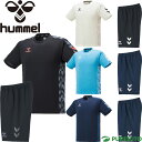 ヒュンメル hummel プラクティス 半袖グラフィックシャツ+ウーブンパンツ 上下セット メンズ HAP1174／HAP2089P スポーツ トレーニング フィットネス サッカー フットサル 練習用 ブランド