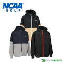 NCAA GOLF ダンボールニット フルジップ スウェット パーカー メンズ NG1032 ゴルフウェア 2023年秋冬モデル おしゃれ ブランド