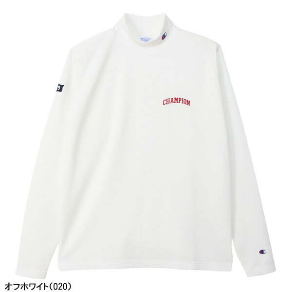 チャンピオン ゴルフ 長袖 ハイネックシャツ ロングスリーブTシャツ 23FW メンズ C3-YG409 ゴルフウェア 2023年秋冬モデル Champion golf 秋冬ウェア おしゃれ