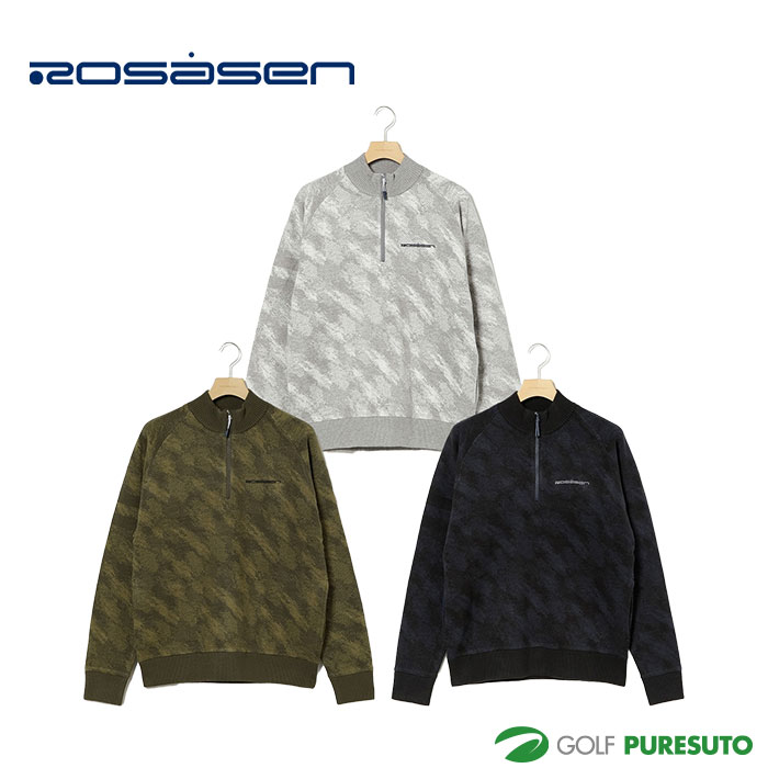 ロサーセン ファンクション ニットブルゾン 044-59112 トップス ゴルフウェア 2023年秋冬モデル Rosasen おしゃれ ブランド