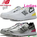 レディース ニューバランス ゴルフシューズ 574 v3 SL BOA(R) スパイクレス WGBS574 WGBS574A／WGBS574B 2E相当 2023年秋冬モデル New Balance Golf ボア 靴 ダイヤル式 女性用 おしゃれ