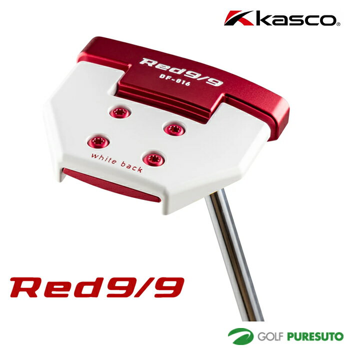 キャスコ Red 9/9パターDELTA-FACE 角マレット DF-16 KBS CT TOUR PUTTER スチールシャフト 2023年モデル メンズ レディース ユニセックス[Kasco アカパタ] その1