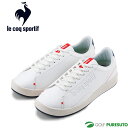 ルコックスポルティフ スパイクレスモデル LCS EMBLEME G QQ1XJB01 ゴルフシューズ 2024年春夏モデル le coq sportif おしゃれ