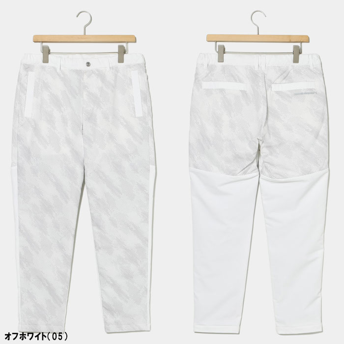 ロサーセン ストレッチリップドット 迷彩柄 中綿 パンツ 044-79111 ボトムス ゴルフウェア 2023年秋冬モデル Rosasen おしゃれ ブランド メンズ ズボン 防風 蓄熱 撥水 ストレッチ