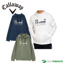 キャロウェイ ハーフゲージスウェットパーカー C24117102 トップス ゴルフウェア 2024年春夏モデル Callaway おしゃれ メンズ 長袖