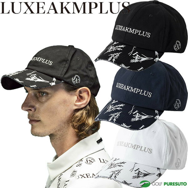 リュクスエイケイエムプラス ゴルフ ゴルフキャップ ボタニカルキャップ LAZ-24009 帽子 ヘッドウェア ゴルフウェア 2024年春夏モデル LUXEAKMPLUS 春夏ウェア おしゃれ ブランド メンズ