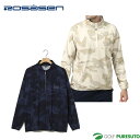 ロサーセン パッカブル カモフラプリント ブルゾン 044-51211 ゴルフウェア トップス 2024年春夏モデル Rosasen おしゃれ ブランド メンズ...