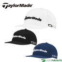 テーラーメイド ゴルフキャップ ツアーフラットビル JE807 ゴルフウェア キャップ 2024年春夏モデル TaylorMade おしゃれ ブランド