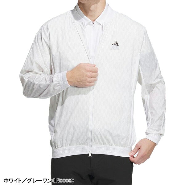 アディダス ゴルフ 長袖 フルジップ ジャケット ULT365 軽量サイドストレッチジャケット メンズ IKJ36 IN6665／IN6666 アウター トップス ブルゾン ゴルフウェア 2024年春夏モデル adidas golf 春夏ウェア おしゃれ