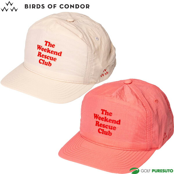 在庫処分 バーズオブコンドル ゴルフキャップ WEEKEND RESCUE CLUB TEMC3S11 BIRDS OF CONDOR ヘッドウェア 帽子 メンズ レディース ユニセックス スナップバック 23SS おしゃれ