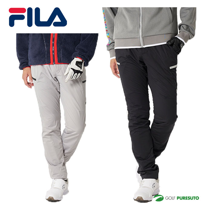 在庫処分 フィラ ゴルフ メンズ ロング パンツ 780340 ゴルフウェア 秋冬ウェア