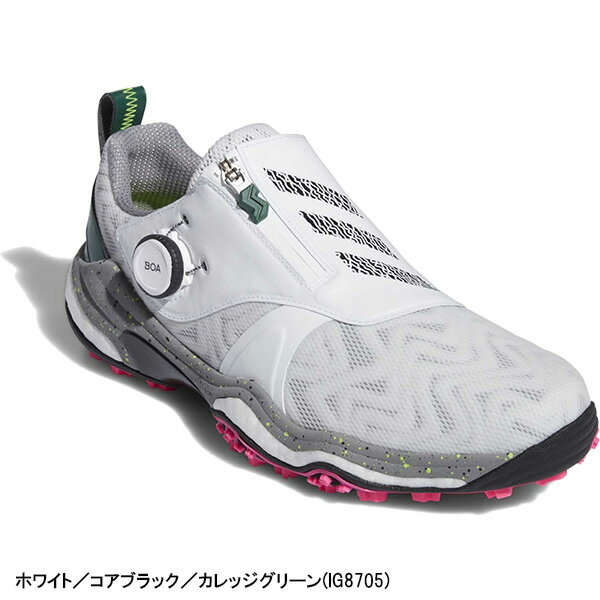 アディダス ゴルフ ゴルフシューズ コードカオス 25 ボア NKZ93 スパイクレスシューズ 2E相当 2024年モデル adidas golf 靴 IG8705／ID8605／IG8703／IH5171／IG8706／IG8704／IH8444／IH8443 CODECHAOS 25 BOA ダイヤル式 大きいサイズ【CHM】
