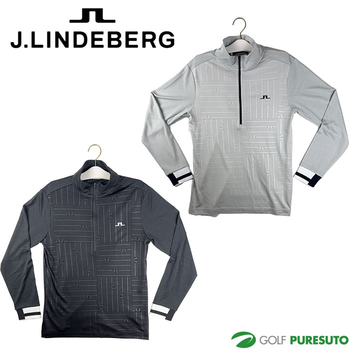 J.リンドバーグ ゴルフ DANNY DEBOSSED MID LAYER 長袖 ブルゾン 071-38319 ゴルフウェア トップス J.LINDEBERG GOLF おしゃれ