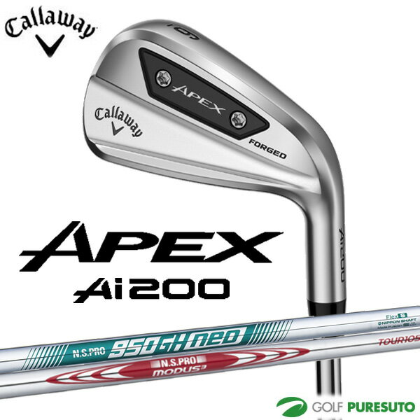 キャロウェイ APEX AI200 アイアン 6本セット N.S.MODUS TOUR3 105(S)/ N.S.PRO 950GH NEO(S) スチールシャフト 2024年モデル Callaway エイペックス エーアイ 日本仕様 日本正規品 ゴルフクラブ