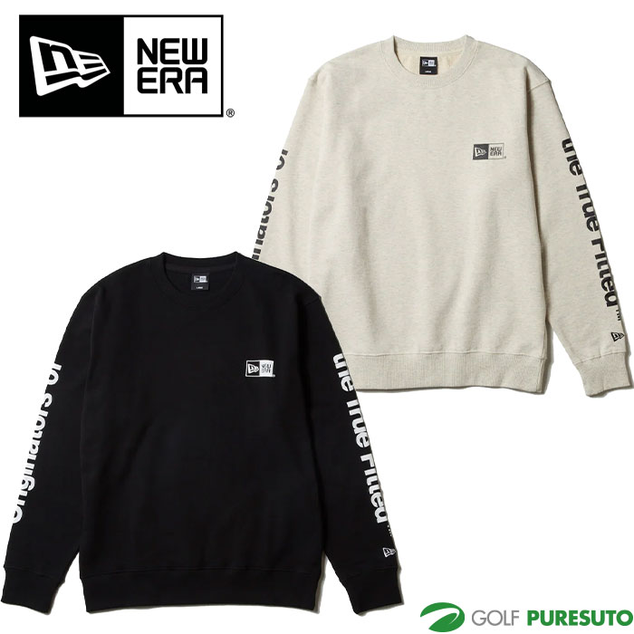 二ューエラ ゴルフ 裏毛 スウェット クルーネック Originators of the True Fitted 14324648／14324649 ゴルフウェア トップス 2024年秋冬モデル New Era Golf おしゃれ ブランド