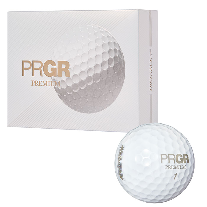 プロギア PRGR ゴルフボール PREMIUM プレミアム 2024年モデル 1ダース（12球入）
