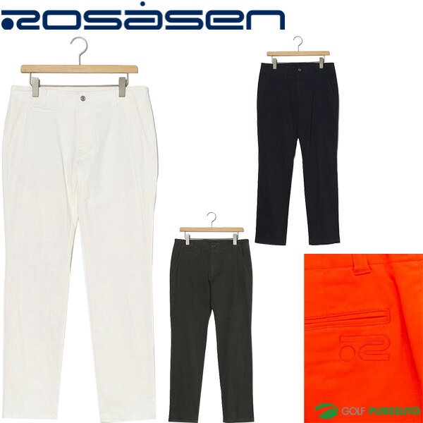 ロサーセン チノストレッチ パンツ 044-79912 ボトムス ゴルフウェア お裾直し無料 2023年秋冬モデル Rosasen suso おしゃれ ブランド メンズ ズボン