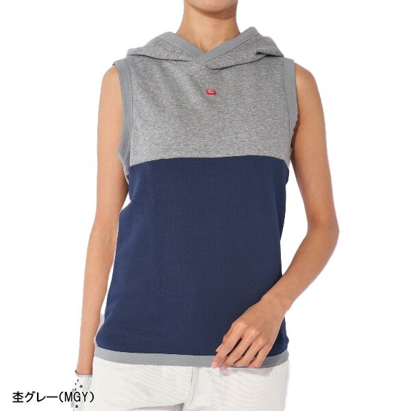 レディース マリ・クレール ベスト 712-408 吸汗速乾 UVカット フード付き ベストパーカー ゴルフウェア 712408 marieclaire マリクレール 女性用 おしゃれ ブランド