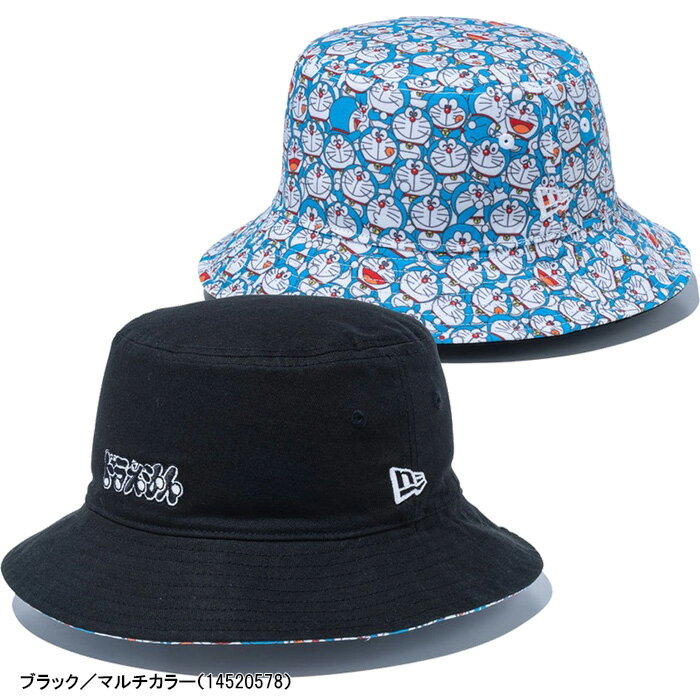 ニューエラ NEW ERA バケットハット バケット01 リバーシブル ドラえもん モノグラム 14520578 帽子 ヘッドウェア ユニセックス 2025年春夏モデル NEWERA 春夏ウェア メンズ レディース タウンユース カジュアル どらえもん おしゃれ ブランド