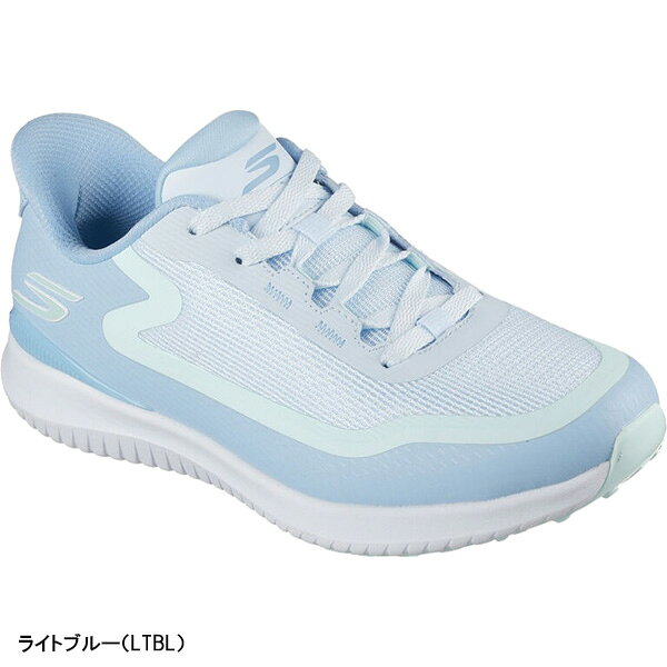 レディース スケッチャーズ ゴルフシューズ スパイクレスシューズ ゴーゴルフ フライト123131 GO GOLF FLIGHT Slip-ins 靴 シューズ ハンズフリーで靴の脱ぎ履きが可能 ノーマル 2E相当 Skechers スパイクレス スリップイン 女性用 おしゃれ ブランド