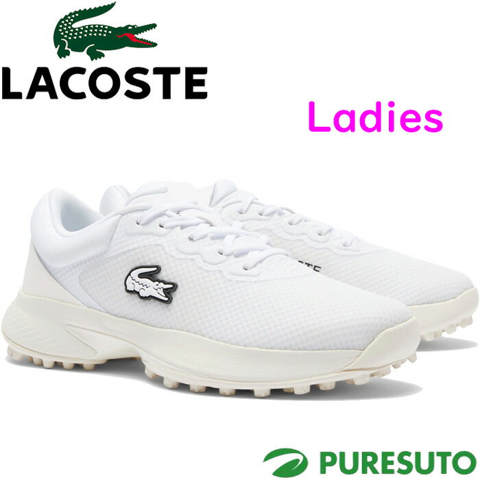 レディース ラコステ ゴルフシューズ GOLF POINT 125 2 SFA スパイクレスシューズ 49SFA0138 靴 LACOSTE GOLF 2025年春夏モデル 女性用 おしゃれ ブランド 撥水