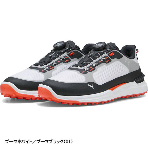 プーマ ゴルフ ゴルフシューズ イグナイトエレベートXディスク スパイクレス シューズ メンズ 310724 3E相当 ダイヤル式 ダイヤルタイプ 2025年春夏モデル PUMA GOLF ローカット おしゃれ ブランド