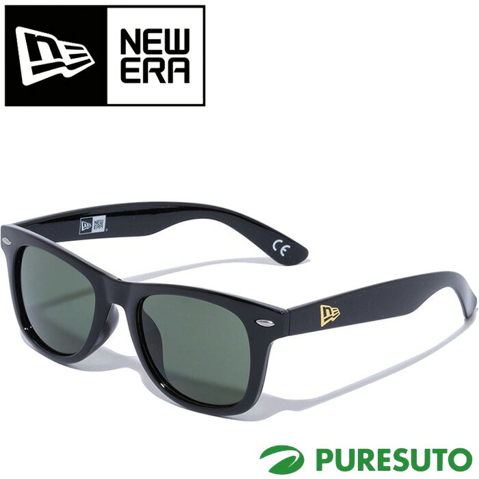乐天商城 - ニューエラ NEW ERA サングラス ウェリントン スクエアレンズ シャイニーブラックフレーム グレーポラライズドレンズ 偏光レンズ ユニセックス 14518154 NEWERA アイウェア メンズ レディース カジュアル ゴルフ スポーツ タウンユース アウトドア おしゃれ ブランド