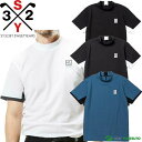 SY32 by SWEET YEARS 半袖 モックネックシャツ バブル柄ジャガード メンズ SYG-25S026 2025年春夏モデル エスワイサーティトゥ バイ スウィートイヤーズ BUBBLE JQ QD MOCK SG25S026 おしゃれ ブランド 吸水速乾 ストレッチ