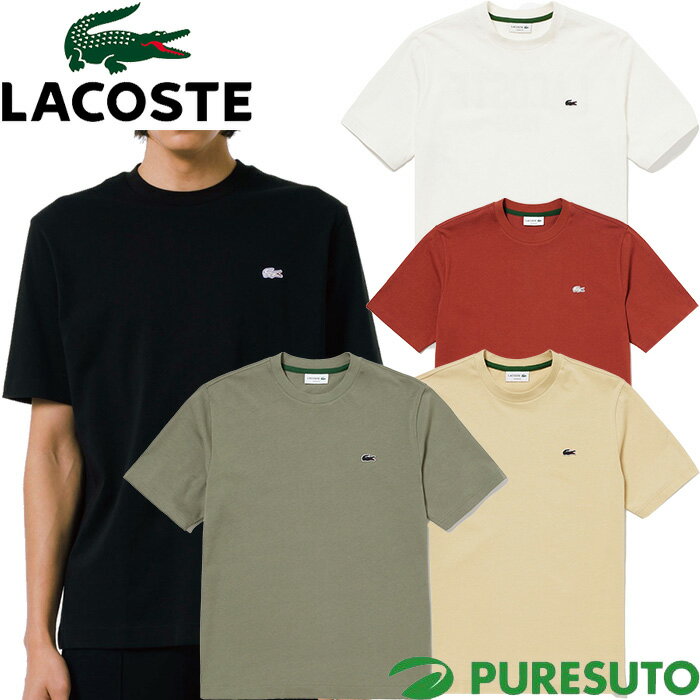 乐天商城 - ラコステ LACOSTE 半袖 Tシャツ バックプリントベーシックTシャツ メンズ TH4705-99 トップス タウンユース カジュアル スポーツ おしゃれ ブランド