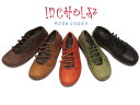 【5と0が付く日はポイント2倍】【INCHOLJE-インコルジェ-】ゴムレースアップフラットシューズ☆No.8586☆本革☆日本製 40代 50代 60代