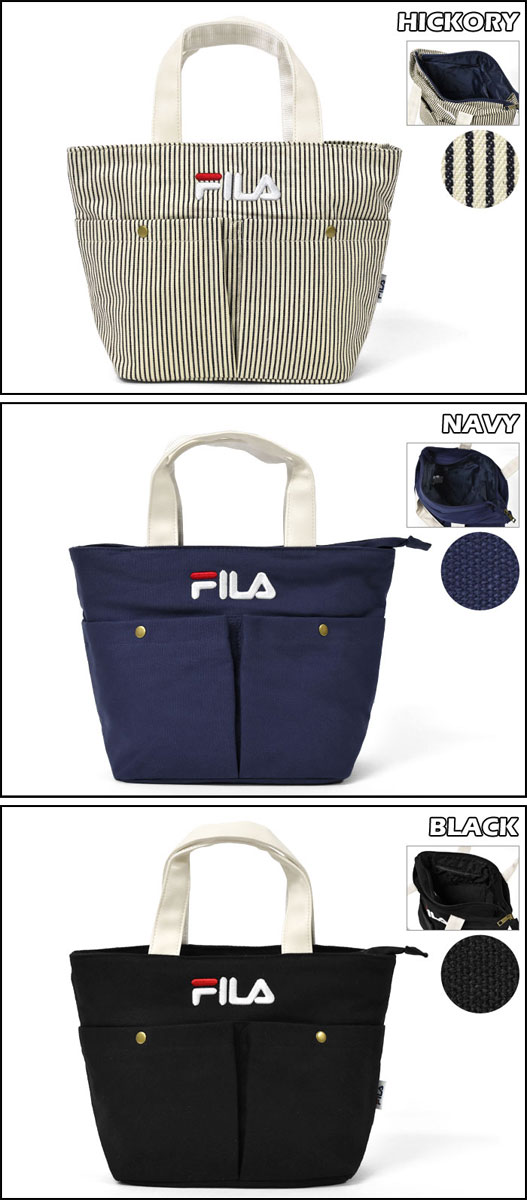 ミニトートバッグ メンズ/トートバッグ メンズ 小さめ/FILA フィラ キャンバス × フェイクレザー ミニ トートバッグ バッグ ランチトートバッグ ランチトート ランチバッグ 手提げバッグ ファスナー付き チャック付き 布 帆布 おしゃれ ブランド r