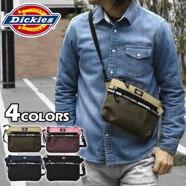 ショルダーバッグ メンズ 斜めがけ/Dickies ディッキーズ ポリキャンバス ロゴテープ サコッシュバッグ /サコッシュ ミニ ミニショルダーバッグ 斜めがけバッグ 斜めがけ スクエア 四角 フェス おしゃれ 大人 無地 シンプル 軽い 軽量 メッシュポケット ナイロン ブランド/ r