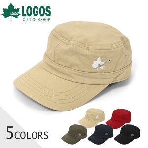 Logos ロゴス コットン ワークキャップ メンズ レディース 男女兼用 キャップ 帽子 Cap ローキャップ ロー ストリート系 カジュアル かっこいい かわいい 可愛い おしゃれ オシャレ アウトドア フェス 無地 シンプル フリーサイズ 綿 春 夏 秋 冬 刺繍 ブランド Rの