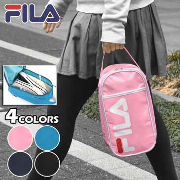 FILA (フィラ) ポリエステル シューズケース /レディース メンズ 大人 女の子 男の子 かわいい 可愛い おしゃれ オシャレ シューズバッグ シューズポーチ 収納 靴 靴入れ シューズ入れ バッグ バック 上履き入れ 上靴入れ 無地 シンプル 軽い 軽量 ナイロン ブランド/ r