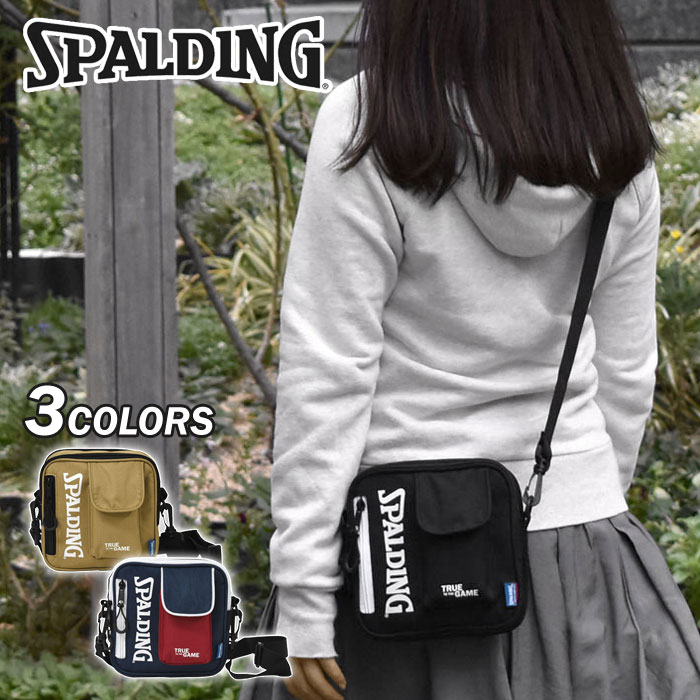ミニショルダーバッグ レディース/SPALDING スポルディング ポリキャンバス スクエア ミニ ショルダーバッグ 斜めがけバッグ 斜めがけ ショルダー バッグ 軽量 軽い フェス 旅行用 四角 おしゃれ オシャレ 可愛い かわいい ポーチ ポシェット ロゴ ナイロン ブランド r
