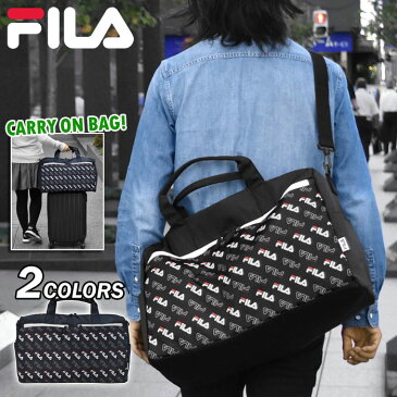 ショルダーバッグ メンズ/FILA フィラ ポリエステル 総柄ポケット 2way ボストンバッグ キャリーオンバッグ 斜めがけバッグ おしゃれ オシャレ 男子 大きい 大きめ 軽い 軽量 通勤 通学 A4 旅行 修学旅行 旅行バッグ ジムバッグ キャリーオン ナイロン ブランド ロゴ r