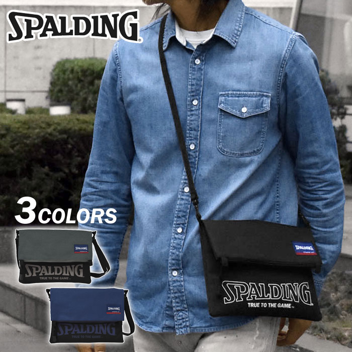 ミニショルダーバッグ メンズ/SPALDING スポルディング ポリキャンバス 3way サコッシュバッグ 男性 男子 バッグ ショルダーバッグ 斜めがけバッグ ミニバッグ 2way クラッチバッグ スクエア 四角 横型 縦型 縦長 フェス おしゃれ 大人 A4 ナイロン 軽い ブランド ロゴ r