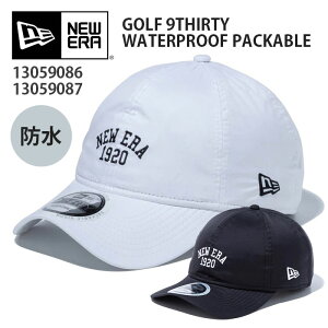 ニューエラ キャップ レディース メンズ/ NEW ERA 9THIRTY ナイロン ウォータープルーフ パッカブル /NEWERA GOLF 930 13059086 13059087 ホワイト ブラック 白 黒 ブランド ブランド ローキャップ ベースボールキャップ 帽子 防水 撥水 おしゃれ ゴルフ シンプル 無地/ r