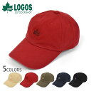 LOGOS ロゴス コットン ローキャップ /レディース メンズ 女性 男性 男女兼用 キャップ 帽子 CAP ロー ベースボールキャップ カジュアル かっこい...