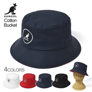 KANGOL Cotton Bucket カンゴール コットン バケットハット /メンズ レディース 男性 女性 男女兼用 軽い 軽量 帽子 ハット アドベンチャーハット ブーニーハット サファリハット おしゃれ かわいい 可愛い シンプル フェス 登山 刺繍 ブランド ロゴ カンガルー 100169222/ r