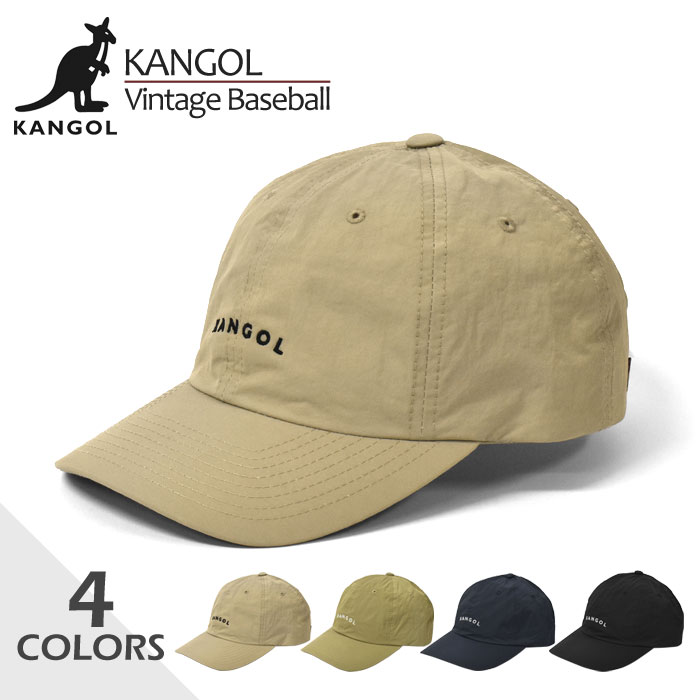 KANGOL Vintage Baseball カンゴール ビンテージ ベースボールキャップ /メンズ レディース 男性 女性 男女兼用 キャップ 帽子 CAP ローキャップ ロー かっこいい おしゃれ オシャレ フェス アウトドア 無地 シンプル 軽量 軽い ナイロン 春 夏 秋 冬 ブランド 195169025/ r