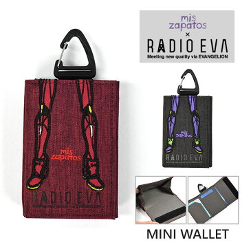 mis zapatos RADIO EVA コラボ EVANGELION エヴァンゲリオン ナイロン 三つ折り ミニ財布 /ミニウォレット 三つ折り財布 折財布 財布 ミニ 子供 子供用 子ども こども キッズ 女の子 女子 男の子 男子 保育園 幼稚園 小学生 中学生 高校生 大学生 学生 かわいい おしゃれ/ r