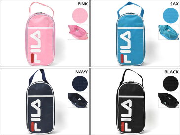 FILA (フィラ) ポリエステル シューズケース /レディース メンズ 大人 女の子 男の子 かわいい 可愛い おしゃれ オシャレ シューズバッグ シューズポーチ 収納 靴 靴入れ シューズ入れ バッグ バック 上履き入れ 上靴入れ 無地 シンプル 軽い 軽量 ナイロン ブランド/ r